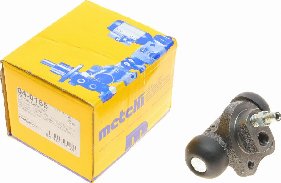 Metelli 04-0155 - Колесный тормозной цилиндр autospares.lv