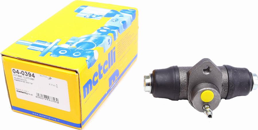 Metelli 04-0394 - Колесный тормозной цилиндр autospares.lv