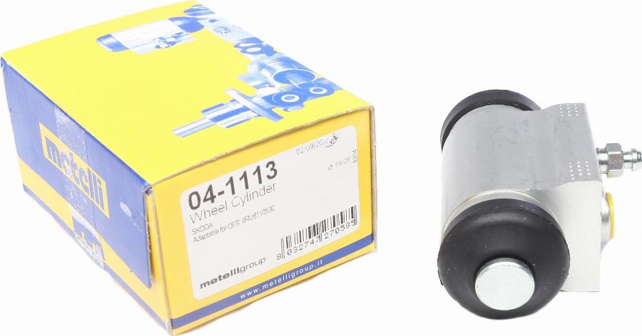 Metelli 04-1113 - Колесный тормозной цилиндр autospares.lv