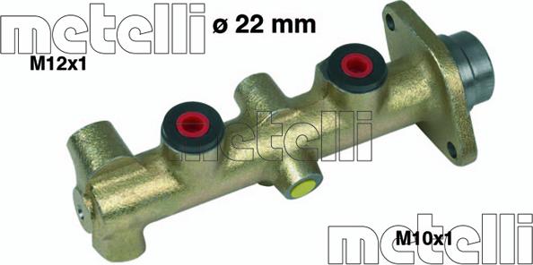 Metelli 05-0096 - Главный тормозной цилиндр autospares.lv