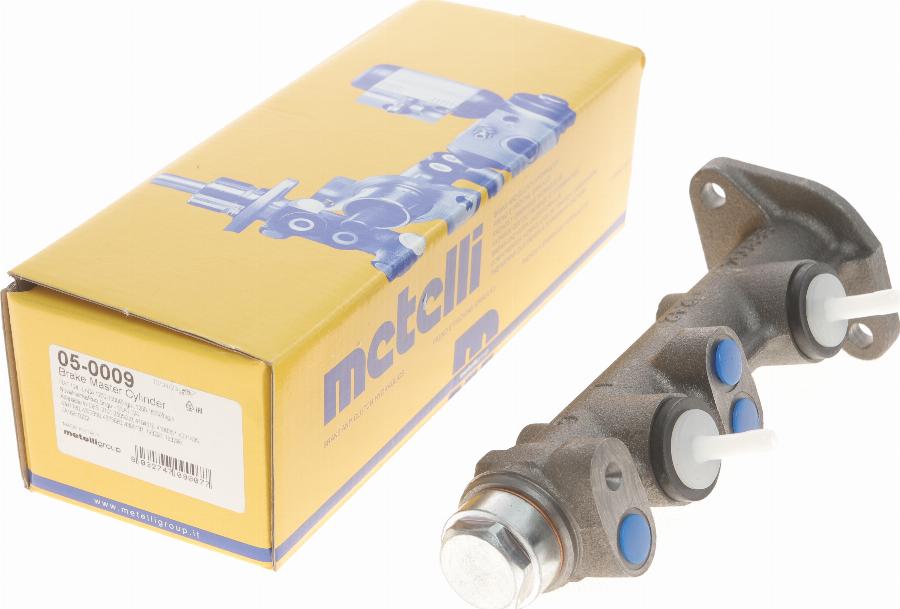 Metelli 05-0009 - Главный тормозной цилиндр autospares.lv