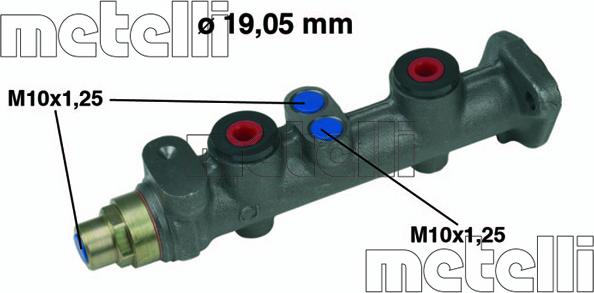 Metelli 05-0014 - Главный тормозной цилиндр autospares.lv