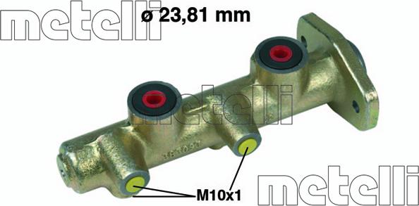 Metelli 05-0171 - Главный тормозной цилиндр autospares.lv