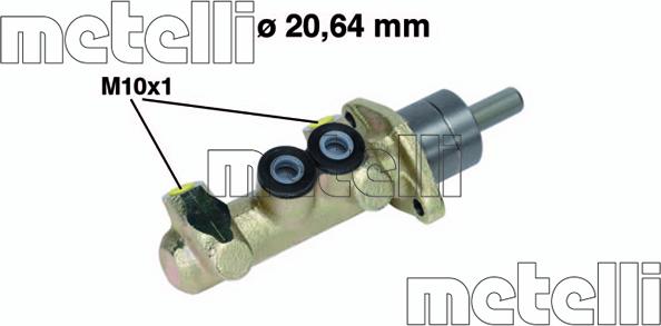 Metelli 05-0340 - Главный тормозной цилиндр autospares.lv