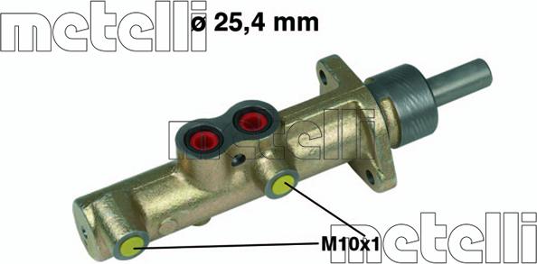 Metelli 05-0235 - Главный тормозной цилиндр autospares.lv