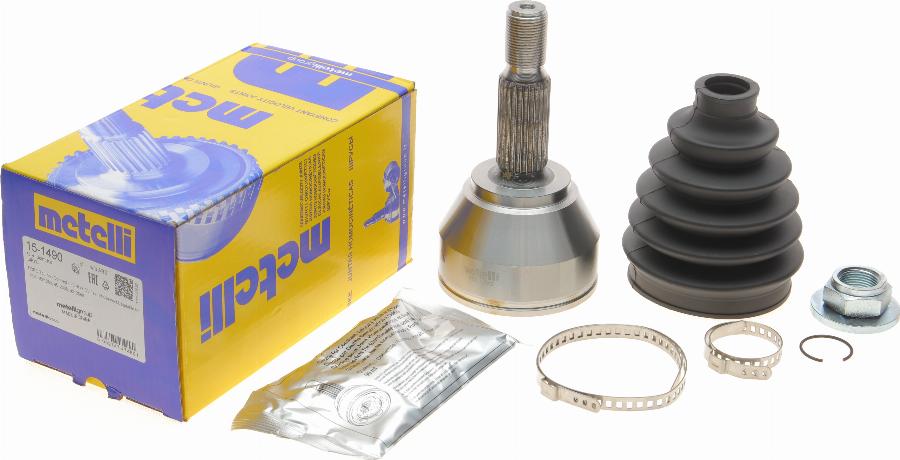 Metelli 15-1490 - Шарнирный комплект, ШРУС, приводной вал autospares.lv