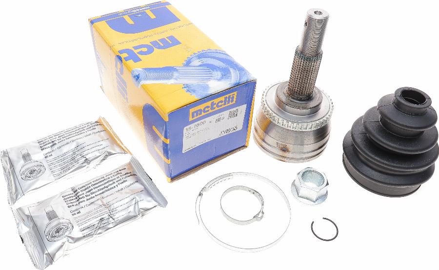 Metelli 15-1600 - Шарнирный комплект, ШРУС, приводной вал autospares.lv