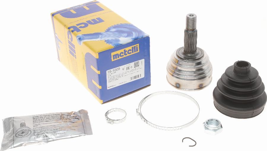 Metelli 15-1009 - Шарнирный комплект, ШРУС, приводной вал autospares.lv