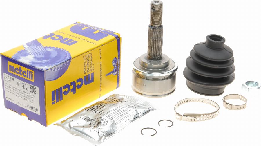 Metelli 15-1196 - Шарнирный комплект, ШРУС, приводной вал autospares.lv