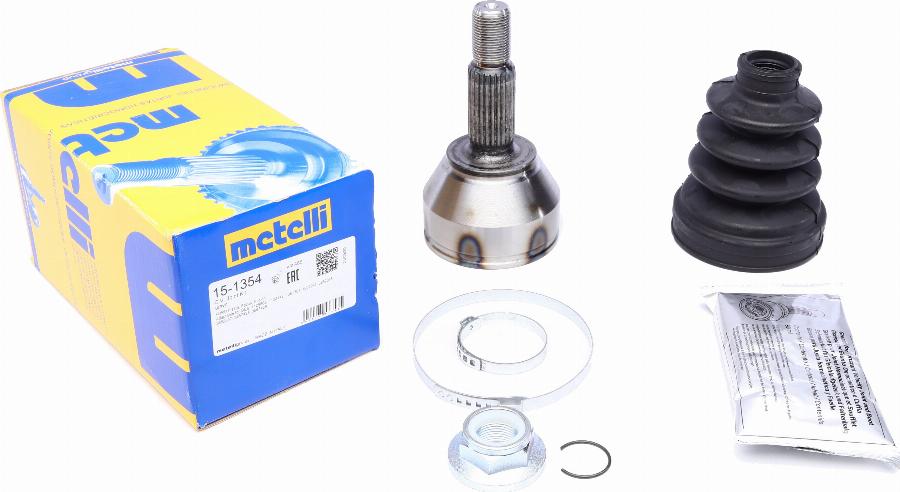 Metelli 15-1354 - Шарнирный комплект, ШРУС, приводной вал autospares.lv