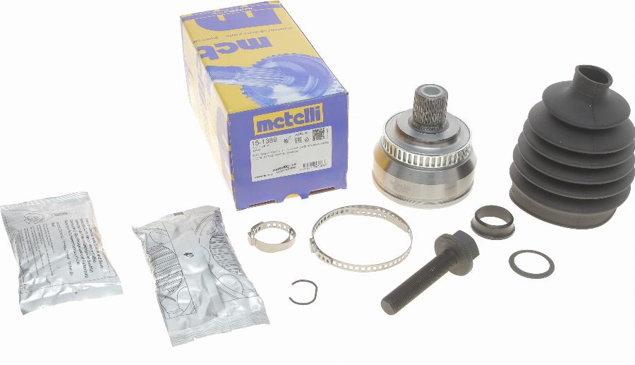 Metelli 15-1389 - Шарнирный комплект, ШРУС, приводной вал autospares.lv