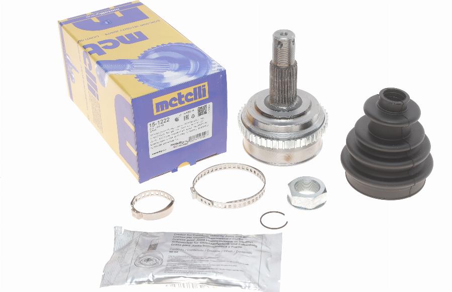 Metelli 15-1222 - Шарнирный комплект, ШРУС, приводной вал autospares.lv