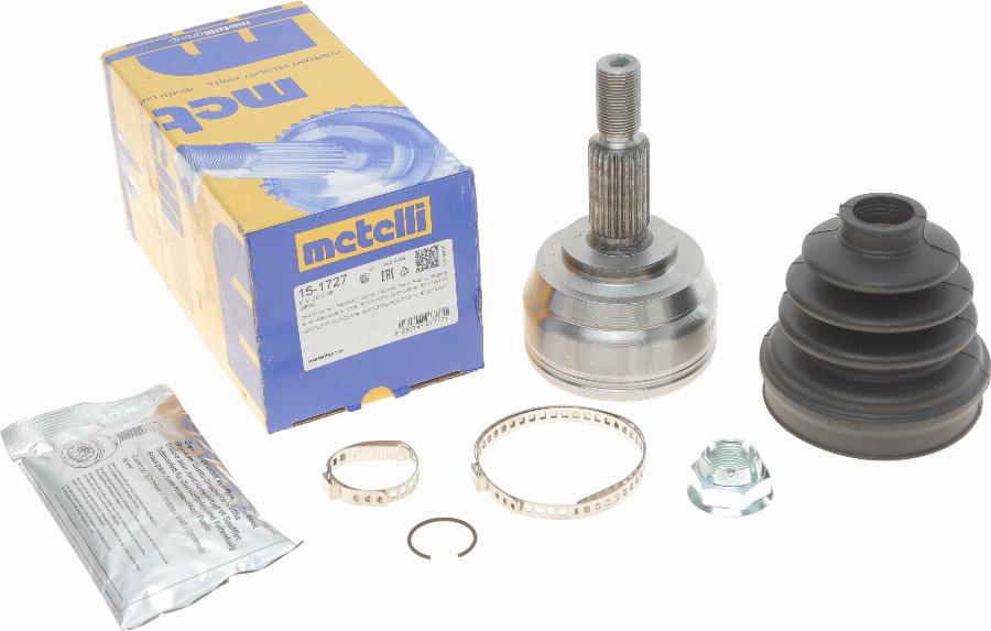 Metelli 15-1727 - Шарнирный комплект, ШРУС, приводной вал autospares.lv