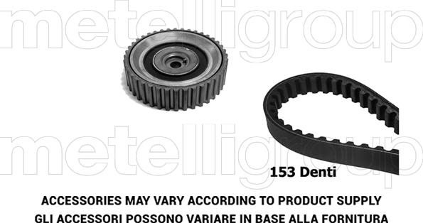 Metelli 29-0423 - Комплект зубчатого ремня ГРМ autospares.lv