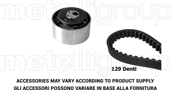 Metelli 29-0053 - Комплект зубчатого ремня ГРМ autospares.lv