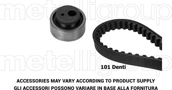 Metelli 29-0013 - Комплект зубчатого ремня ГРМ autospares.lv