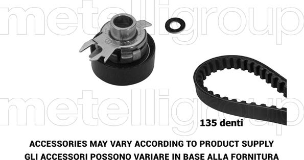 Metelli 29-0035 - Комплект зубчатого ремня ГРМ autospares.lv