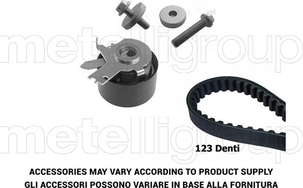 Metelli 29-0074 - Комплект зубчатого ремня ГРМ autospares.lv