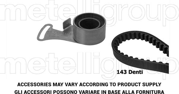 Metelli 29-0156 - Комплект зубчатого ремня ГРМ autospares.lv