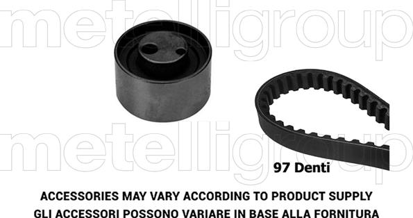 Metelli 29-0394 - Комплект зубчатого ремня ГРМ autospares.lv