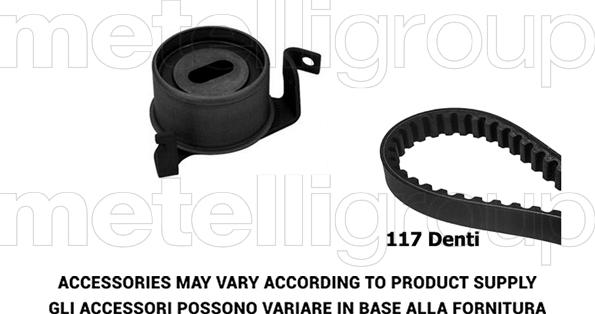 Metelli 29-0396 - Комплект зубчатого ремня ГРМ autospares.lv