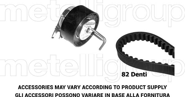 Metelli 29-0309 - Комплект зубчатого ремня ГРМ autospares.lv