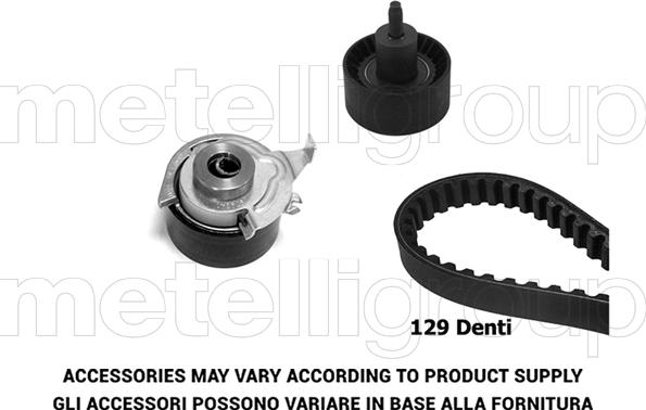 Metelli 29-0306 - Комплект зубчатого ремня ГРМ autospares.lv