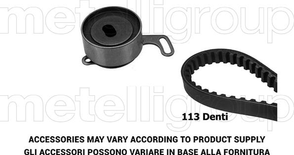 Metelli 29-0302 - Комплект зубчатого ремня ГРМ autospares.lv