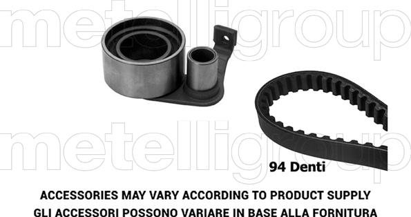 Metelli 29-0314 - Комплект зубчатого ремня ГРМ autospares.lv