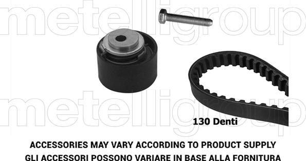 Metelli 29-0384 - Комплект зубчатого ремня ГРМ autospares.lv