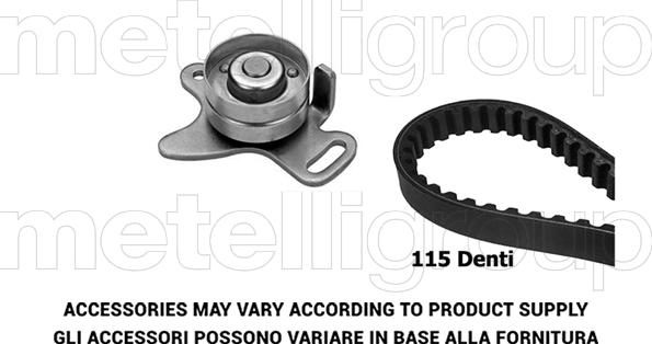 Metelli 29-0339 - Комплект зубчатого ремня ГРМ autospares.lv