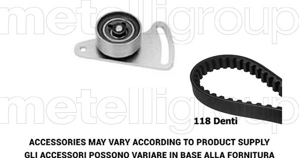 Metelli 29-0338 - Комплект зубчатого ремня ГРМ autospares.lv