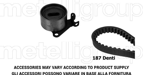 Metelli 29-0299 - Комплект зубчатого ремня ГРМ autospares.lv