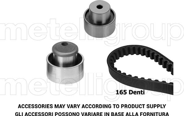 Metelli 29-0248 - Комплект зубчатого ремня ГРМ autospares.lv