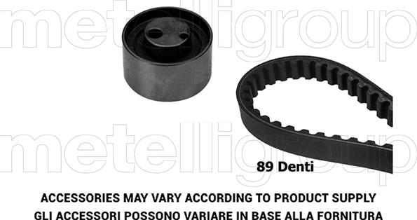 Metelli 29-0269 - Комплект зубчатого ремня ГРМ autospares.lv