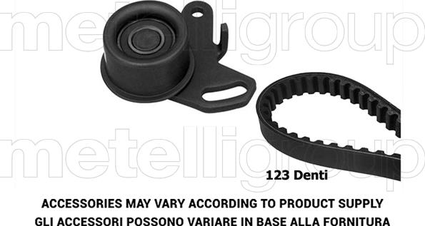 Metelli 29-0265 - Комплект зубчатого ремня ГРМ autospares.lv