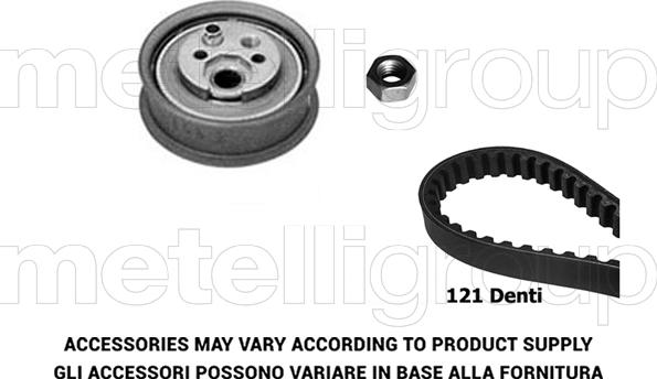 Metelli 29-0212 - Комплект зубчатого ремня ГРМ autospares.lv