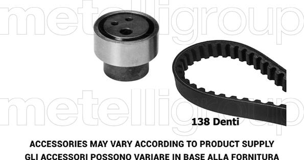 Metelli 29-0239 - Комплект зубчатого ремня ГРМ autospares.lv