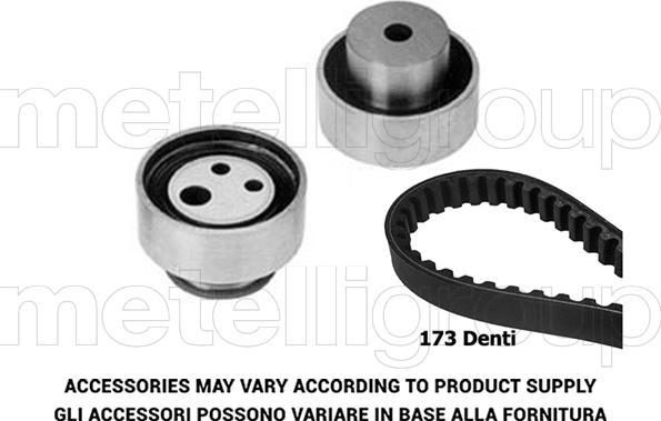 Metelli 29-0234 - Комплект зубчатого ремня ГРМ autospares.lv