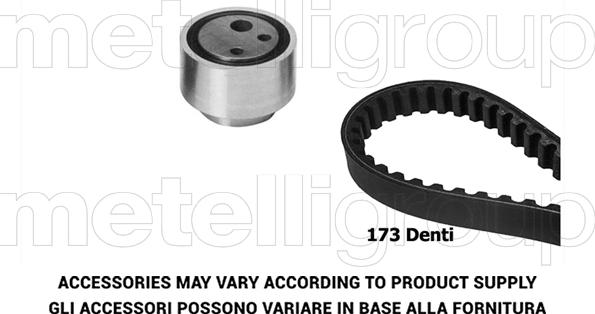 Metelli 29-0226 - Комплект зубчатого ремня ГРМ autospares.lv