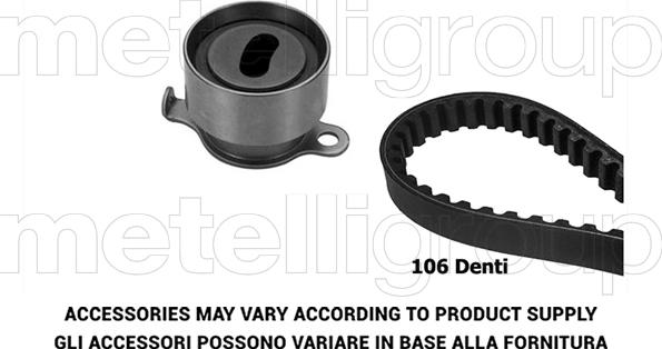 Metelli 29-0271 - Комплект зубчатого ремня ГРМ autospares.lv