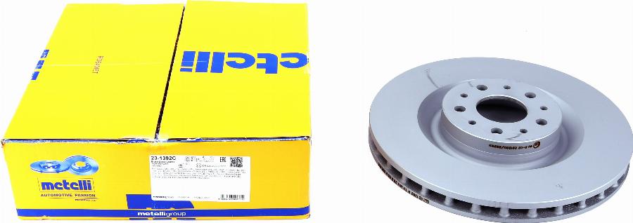 Metelli 23-1392C - Тормозной диск autospares.lv