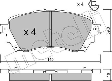 JPN 10H3055-JPN - Тормозные колодки, дисковые, комплект autospares.lv