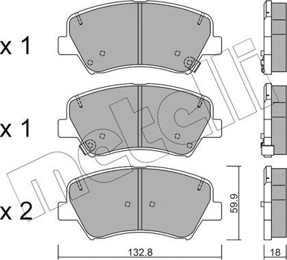 Metelli 22-0944-0 - Масляный фильтр autospares.lv