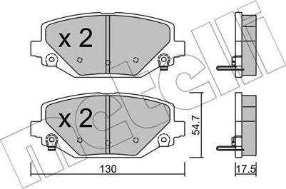 Metelli 22-0947-0 - Масляный фильтр autospares.lv