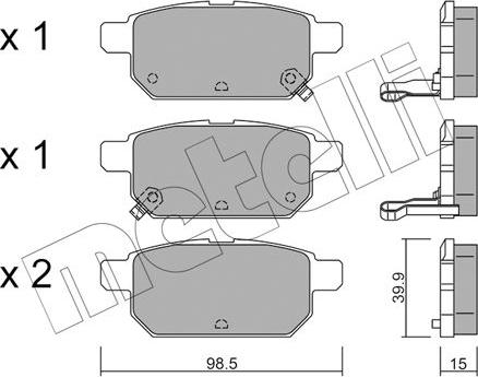 Metelli 22-0915-0 - Масляный фильтр autospares.lv