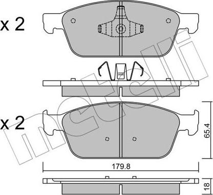 Metelli 22-0989-0 - Масляный фильтр autospares.lv