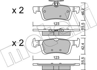 Metelli 22-0986-0 - Масляный фильтр autospares.lv