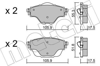 Metelli 22-0988-0 - Масляный фильтр autospares.lv