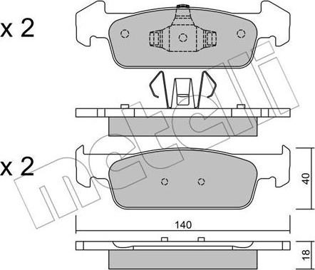 Metelli 22-0975-1 - Масляный фильтр autospares.lv